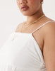 Esmée Curve maxi beach dress in white