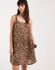 JJXX leopard mini dress in multi