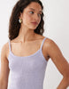 Cotton On sparkle mini knit dress in violet