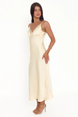 Hobi Midi Dress - Butter Yellow