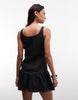 COLLUSION 90s dropped waist dress in dark navy wash