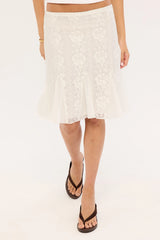 Motel Saiwa Skirt White
