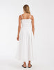 Tommy Jeans midaxi dress in white