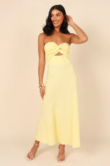Rosetta Dress - Lemon