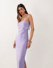 Ellen lace trim cami slip dress in lilac