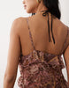 Miss Selfridge ruffle cami maxi beach cover up in paisley print