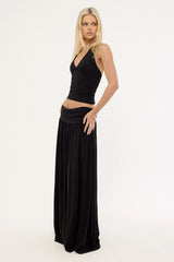 Perfect Stranger Ellison Jersey Maxi Skirt Black