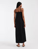 Vero Moda Tall chuck on cami maxi dress in black