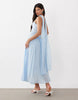 Gina Tricot sequined maxi dress in light blue