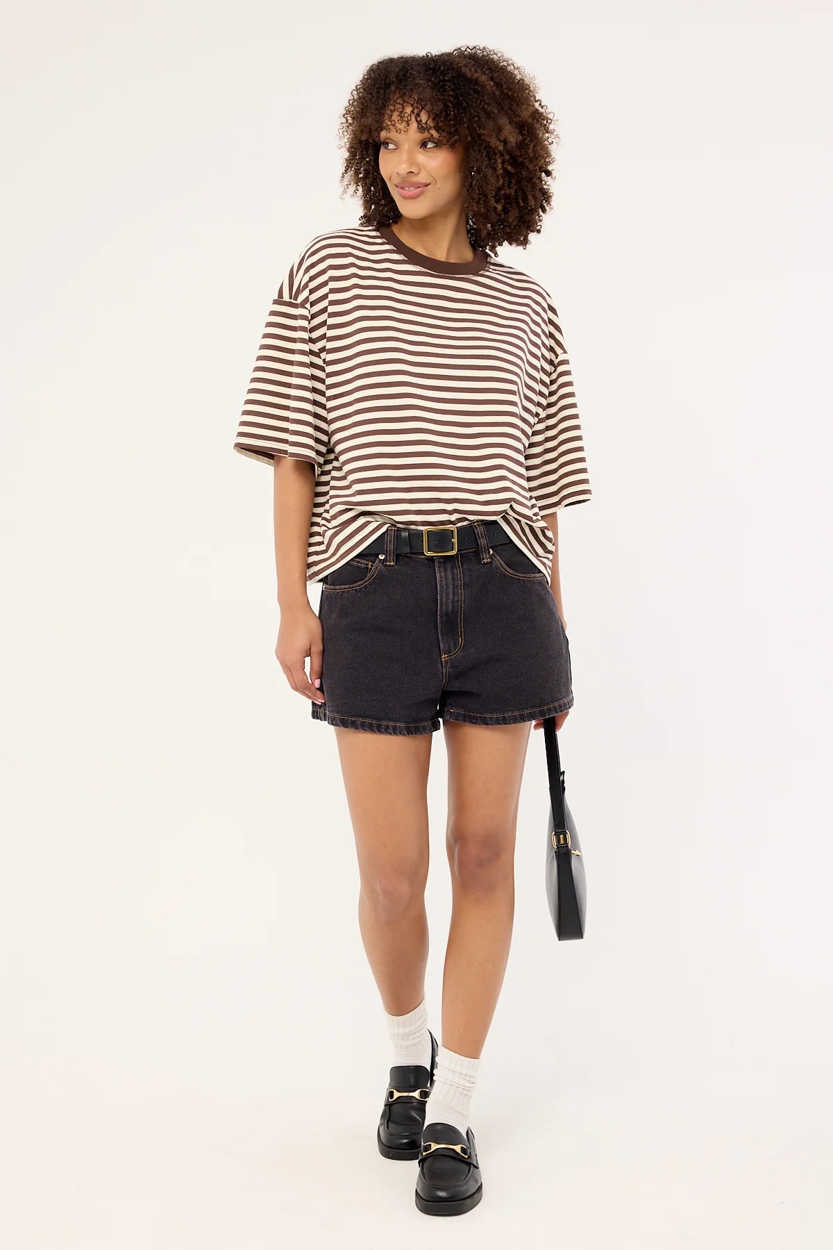 Abrand 95 Mid Baggy Denim Short Cara