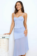 Emberly Midi Skirt Bluebell