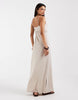ONLY bust detail maxi cami dress in stone