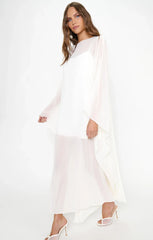 Olsen Maxi Dress ~ Wedding Cake Chiffon