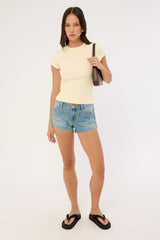 Luck & Trouble Mum's Favourite Baby Tee Yellow