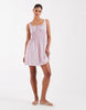 JJXX striped smock mini dress in baby pink