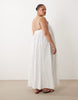 Esmée Curve maxi beach dress in white