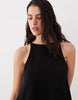 mini trapeze dress in black