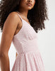 Hollister v-neck strappy mini dress in pink