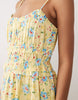 Nobody's Child Alina midaxi dress in lemon print