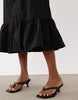 Motel Veraux poplin maxi dress in black