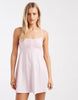 Hollister y2k pintuck knit mini dress in baby pink
