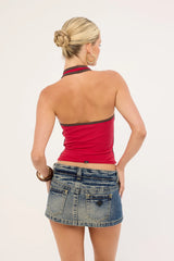 Thrills Hot Shot Hatler Top Cherry