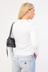 Neovision Surge Long Sleeve Zip Through Polo Tee White