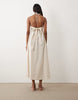 Miss Selfridge embroidered halter maxi dress