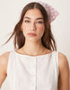 slash neck button down dropped waist mini dress in white