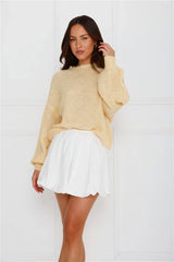 Sweater Weather Knit Yellow
