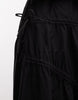 COLLUSION high neck channel detail maxi dress in black