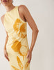 shell print maxi dress