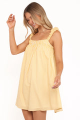 Helia Mini Dress - Mango Stripe