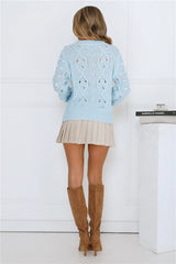 Winterberry Sweater Knit Blue