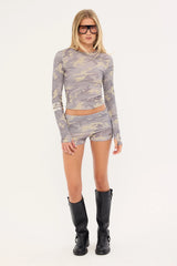 Neovision Blend Fold Over Mini Short Camo