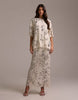 Bridal lace top with embellishment