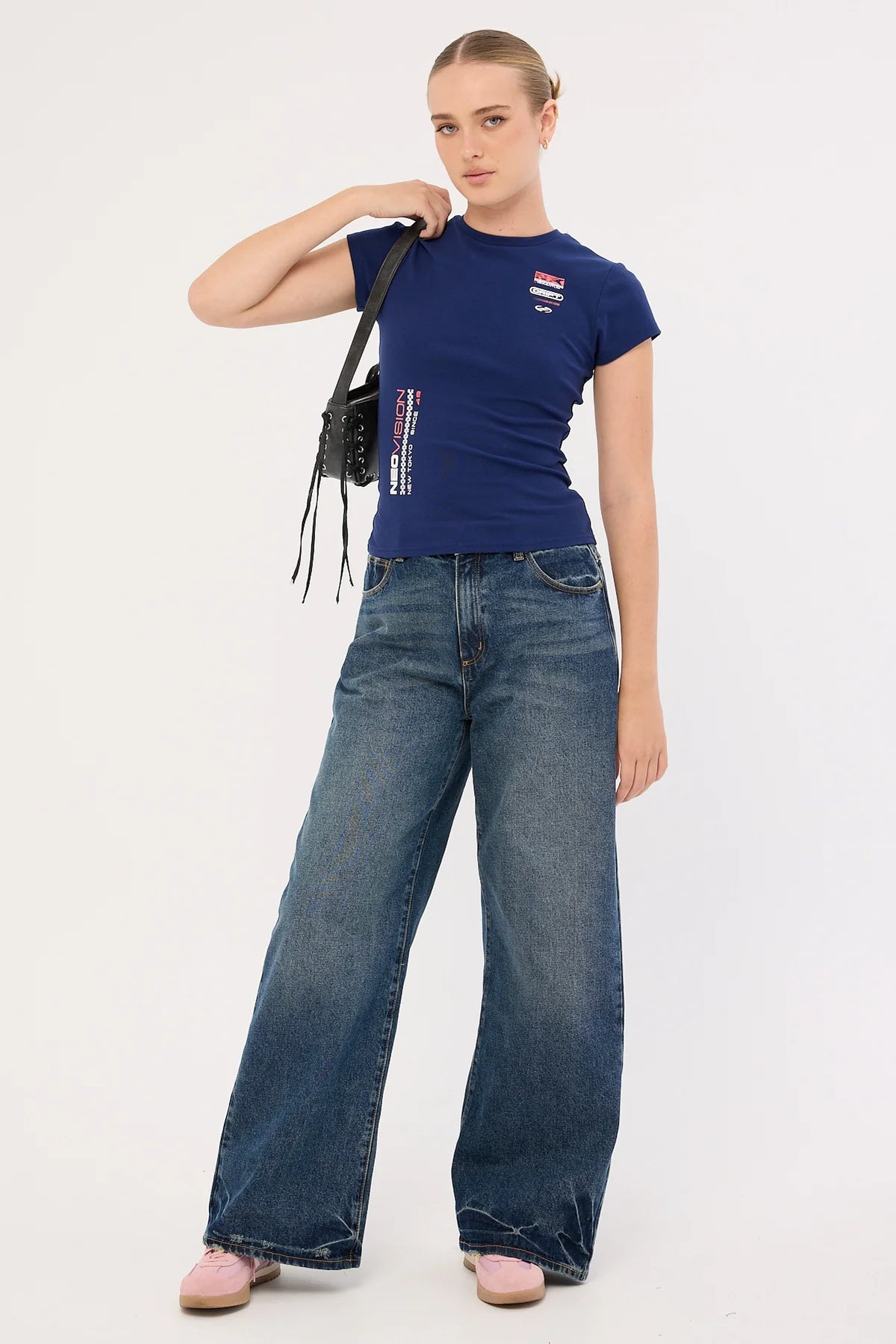 Neovision Slipstream Baby Tee Dark Navy