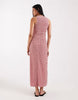 ONLY Tall sleeveless midaxi smock dress in red gingham