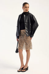 Lioness Shoreline Midi Skirt Leopard