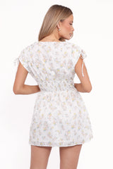 Wendi Ruffle Mini Dress - Floral