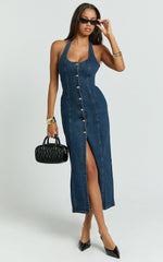 Lioness - Kenny Midi Dress - In Indigo