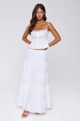 Garden Daze Lace Top White