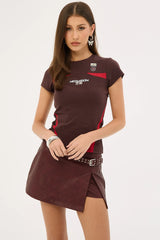 Neovision Interval Baby Tee Brown/Red