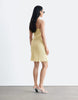 & Other Stories floral print mini dress in yellow