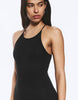 Weekday racer back maxi dress in black