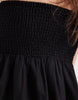 AWARE boho bandeau maxi dress in black