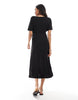ONLY Maternity nursing maxi dress in black