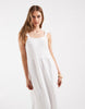 ONLY cheesecloth tiered maxi dress in white