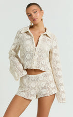 Lioness - Babydoll Top - In Cream Floral