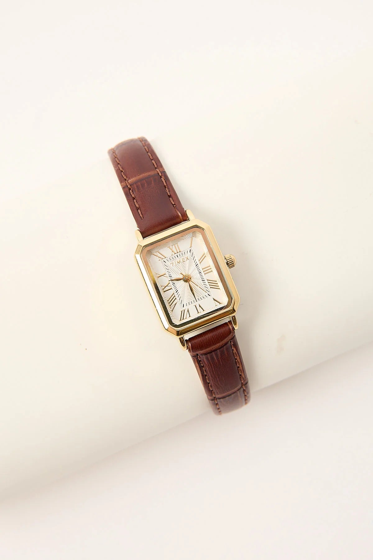 Timex Originals Women's Dress 21mm Leather Strap Watch Gold